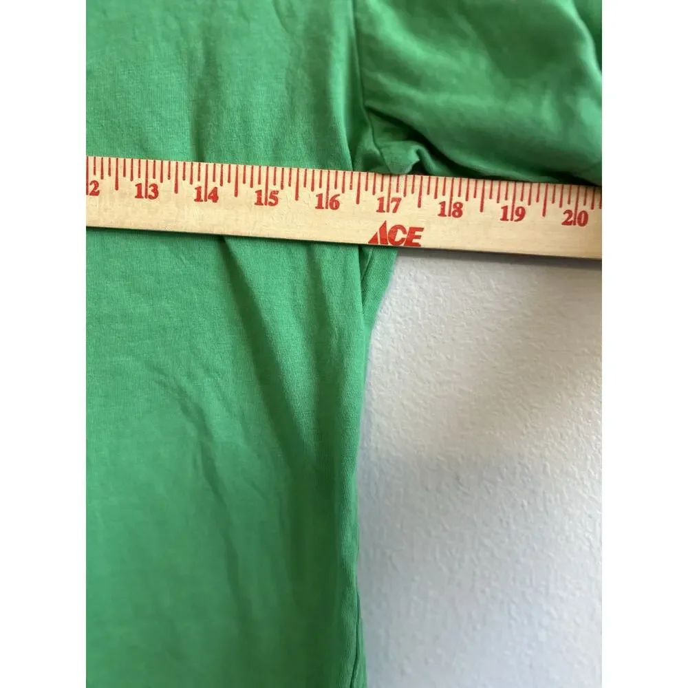 Polo Ralph Lauren Boys T-Shirt Green Large 14-16 Yellow Pony Short Sleeve Preppy